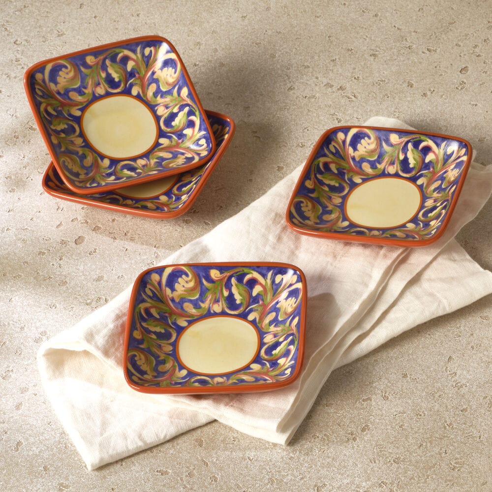 Villa della Luna? Set of 4 Wine Tapas Plates