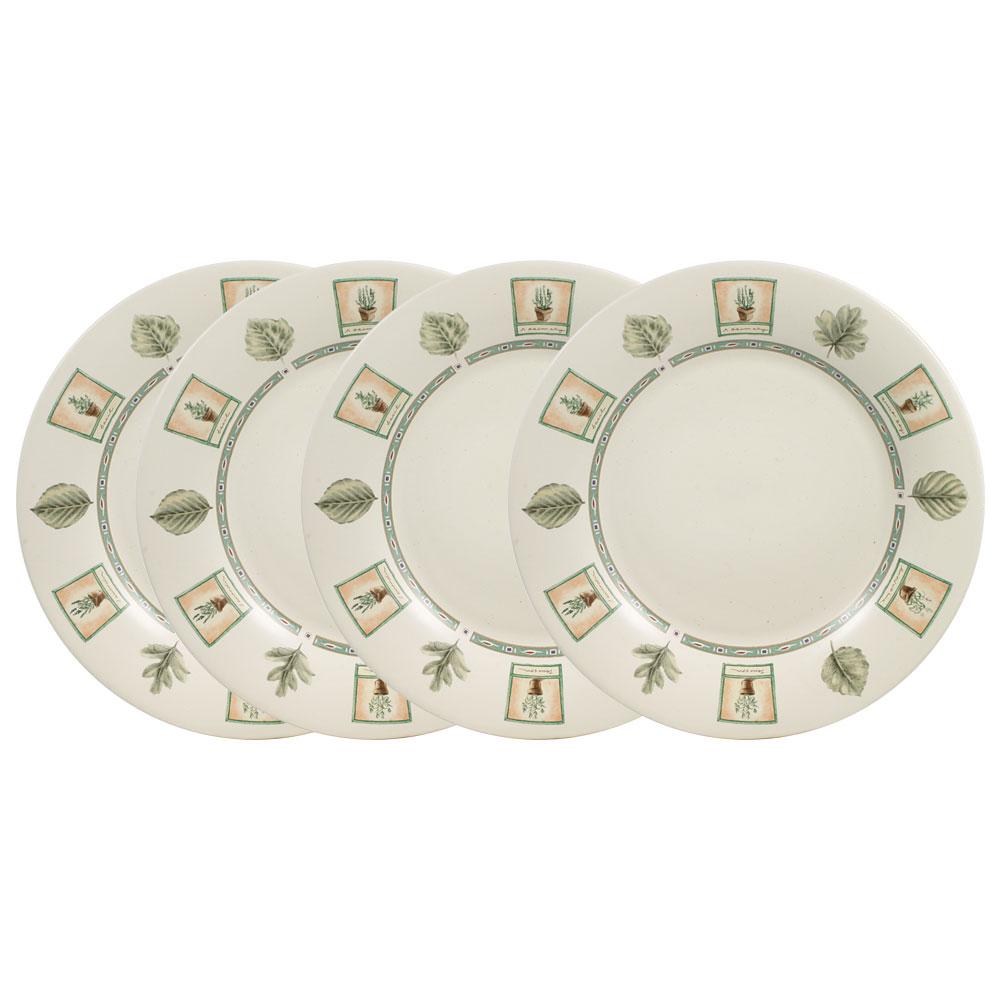 Naturewood? Set of 4 Oversized Dinner Plates