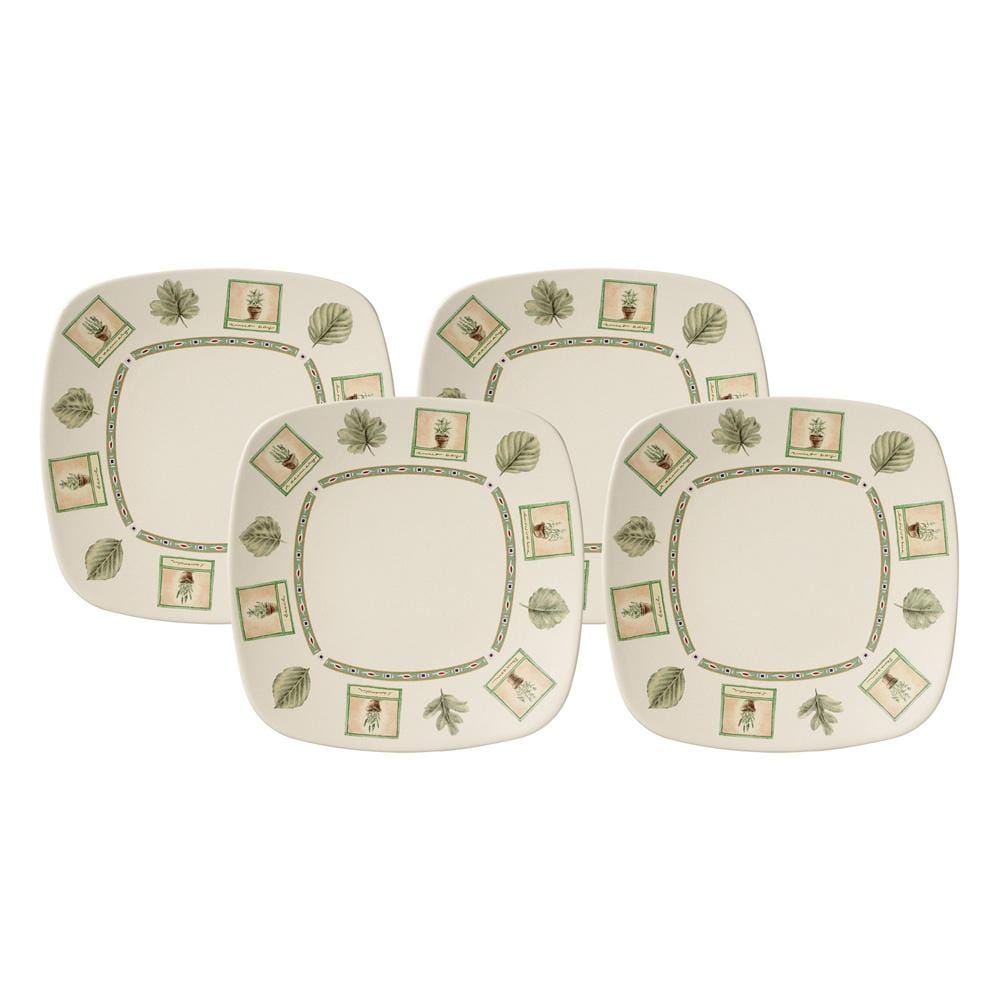 Naturewood? Set of 4 Square Dinner Plates
