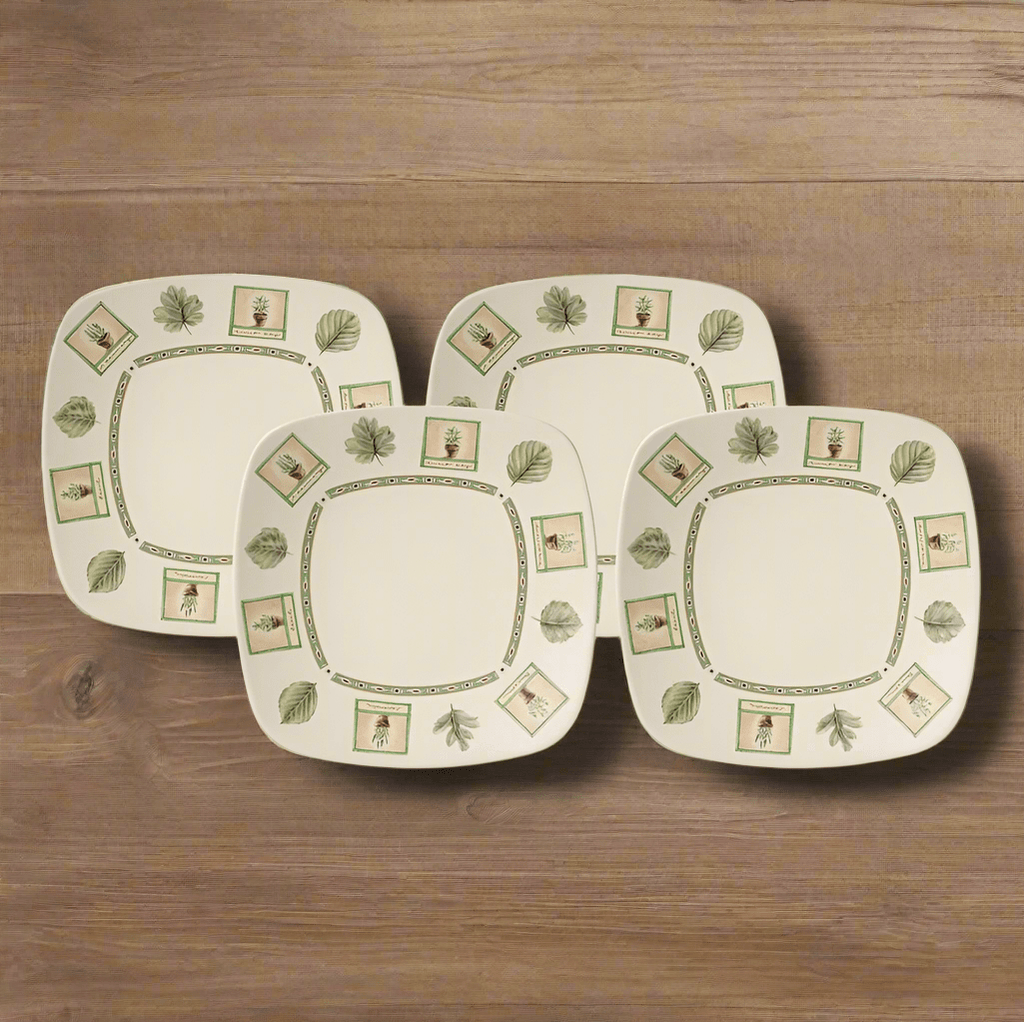 Naturewood? Set of 4 Square Dinner Plates