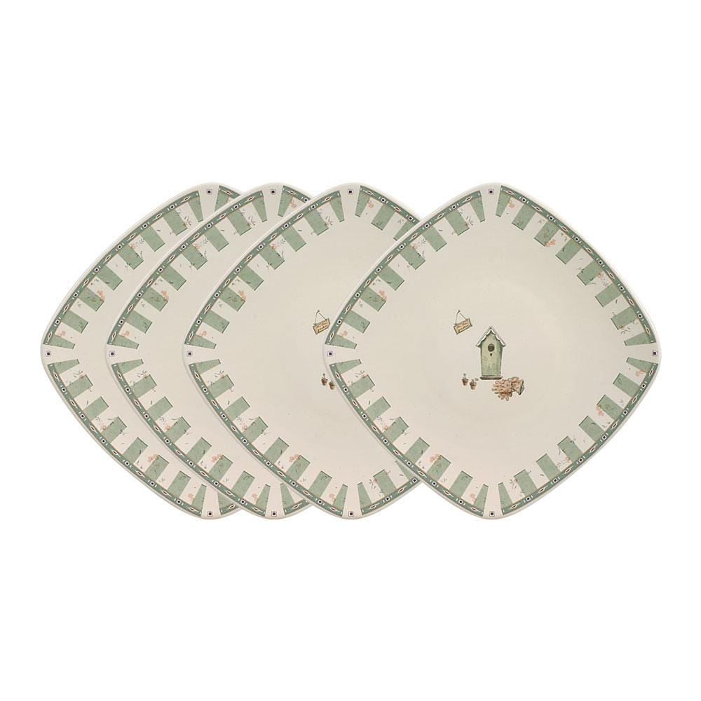 Naturewood? Set of 4 Square Salad Plates