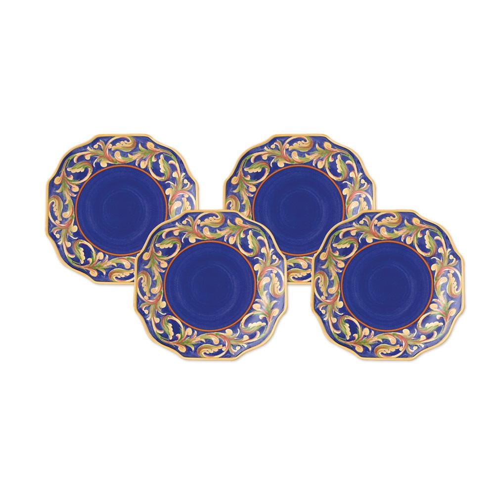 Villa della Luna? Set of 4 Blue Salad Plates