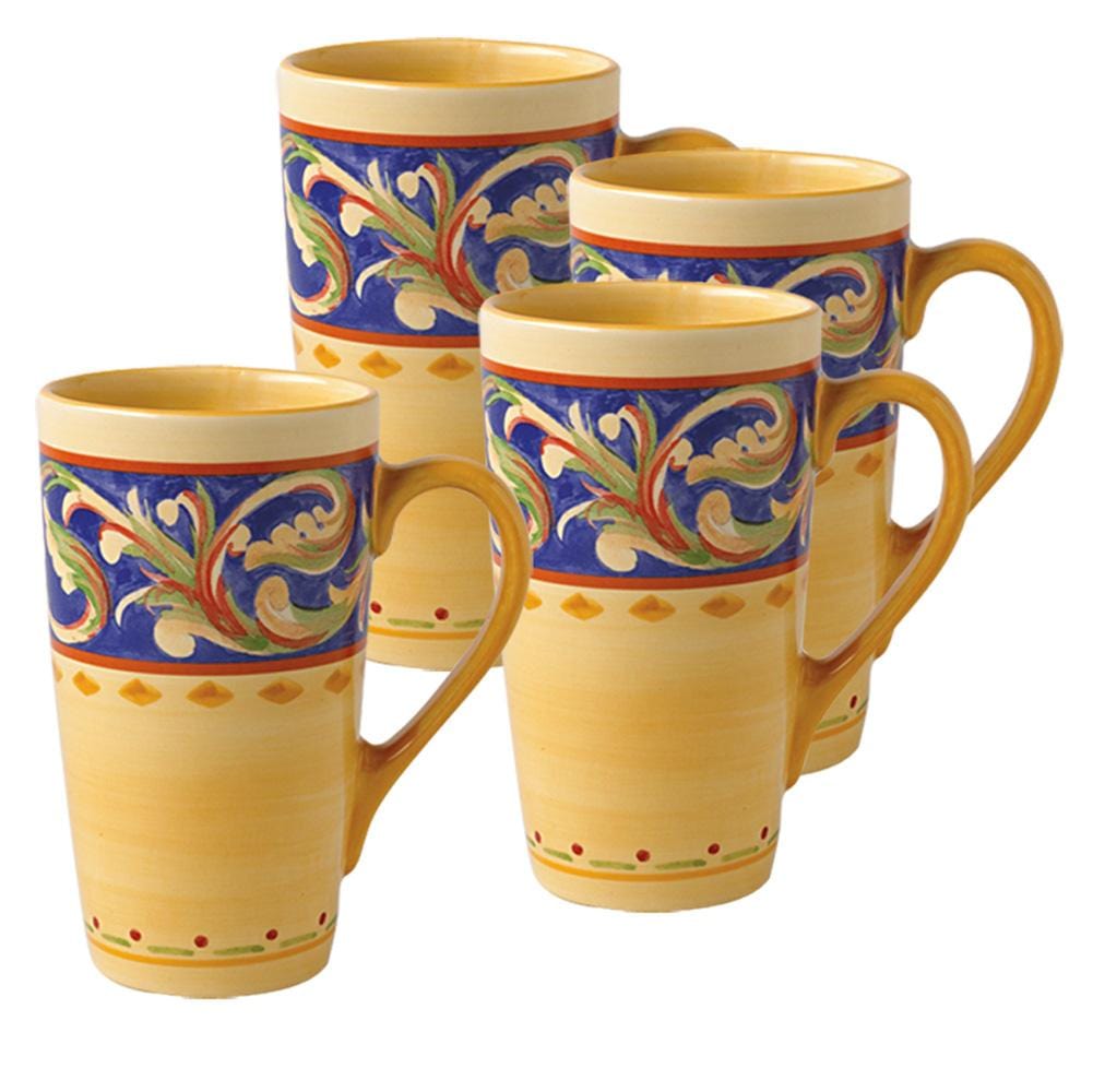Villa della Luna? Set of 4 Latte Mugs